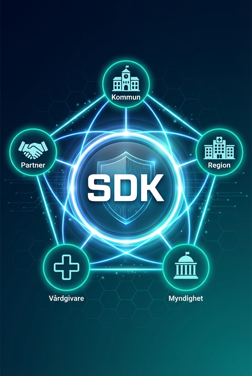 SDK kopplar ihop kommun, region, myndighet, vårdgivare och partner via säker digital kommunikation